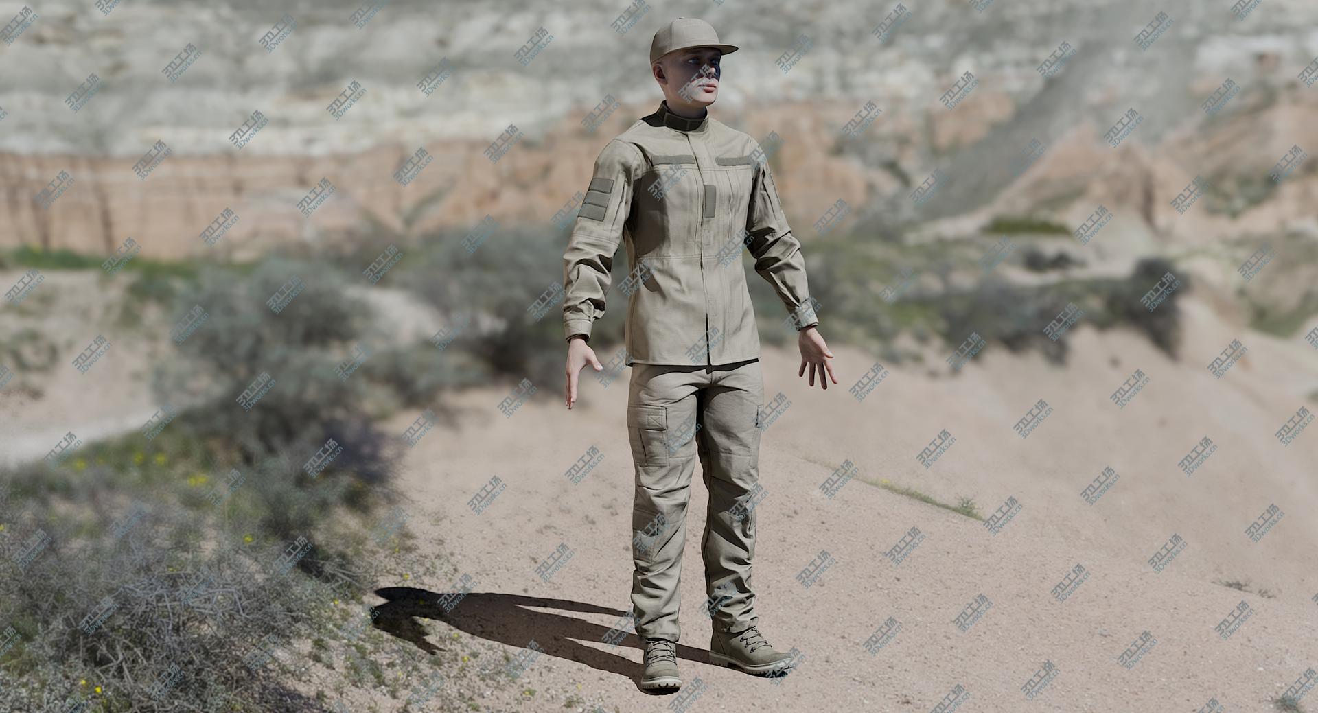 images/goods_img/202105073/3D Soldier Andrew Uniform Desert V2 model/2.jpg